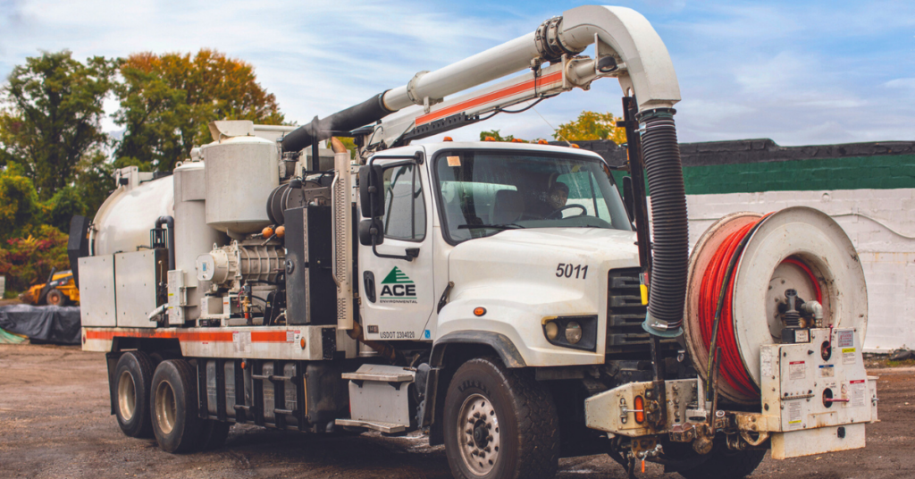 Miller Environmental Group hydro excavation truck